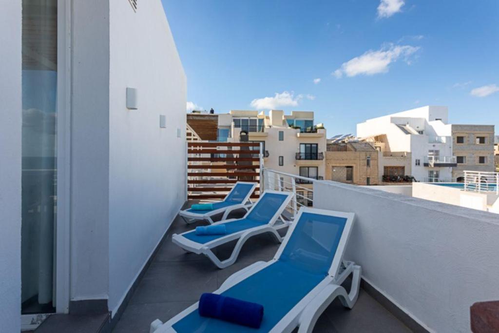 Appartamento Waters-Edge Complex Marsaskala Esterno foto
